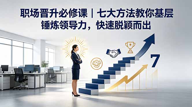 付费文章：职场晋升必修课｜七大方法教你基层锤炼领导力，快速脱颖而出-明楼资源站