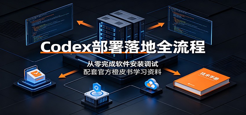 Codex部署落地全流程：从零完成软件安装调试，配套官方橙皮书学习资料-明楼资源站