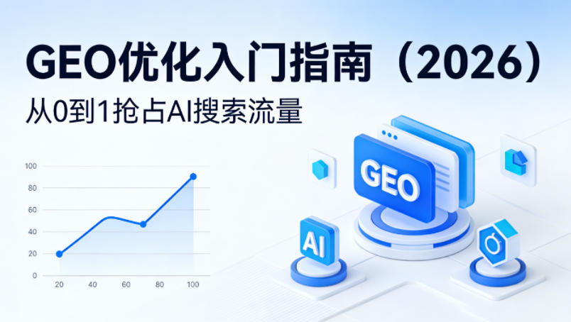 【最新】GEO优化入门指南(2026)，从0到1抢占AI搜索流量-明楼资源站