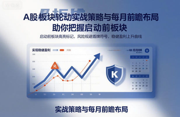 A股板块轮动实战策略与每月前瞻布局，助你把握启动前板块，规避风险，实现稳健盈利-明楼资源站