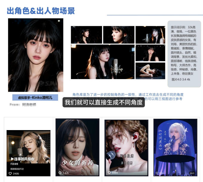 AI音乐MV全流程制作教程，从音乐生成到MV剪辑一站式搞定，打造属于自己的虚拟歌手-明楼资源站
