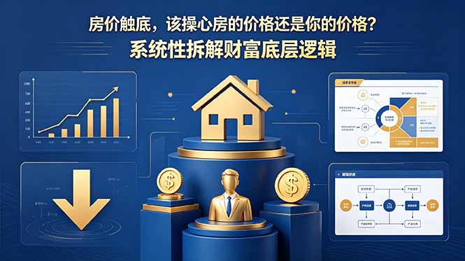 付费文章：房价触底，该操心房的价格还是你的价格？系统性拆解财富底层逻辑-明楼资源站