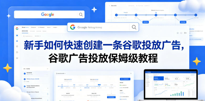 新手如何快速创建一条谷歌投放广告，谷歌广告投放保姆级教程-明楼资源站