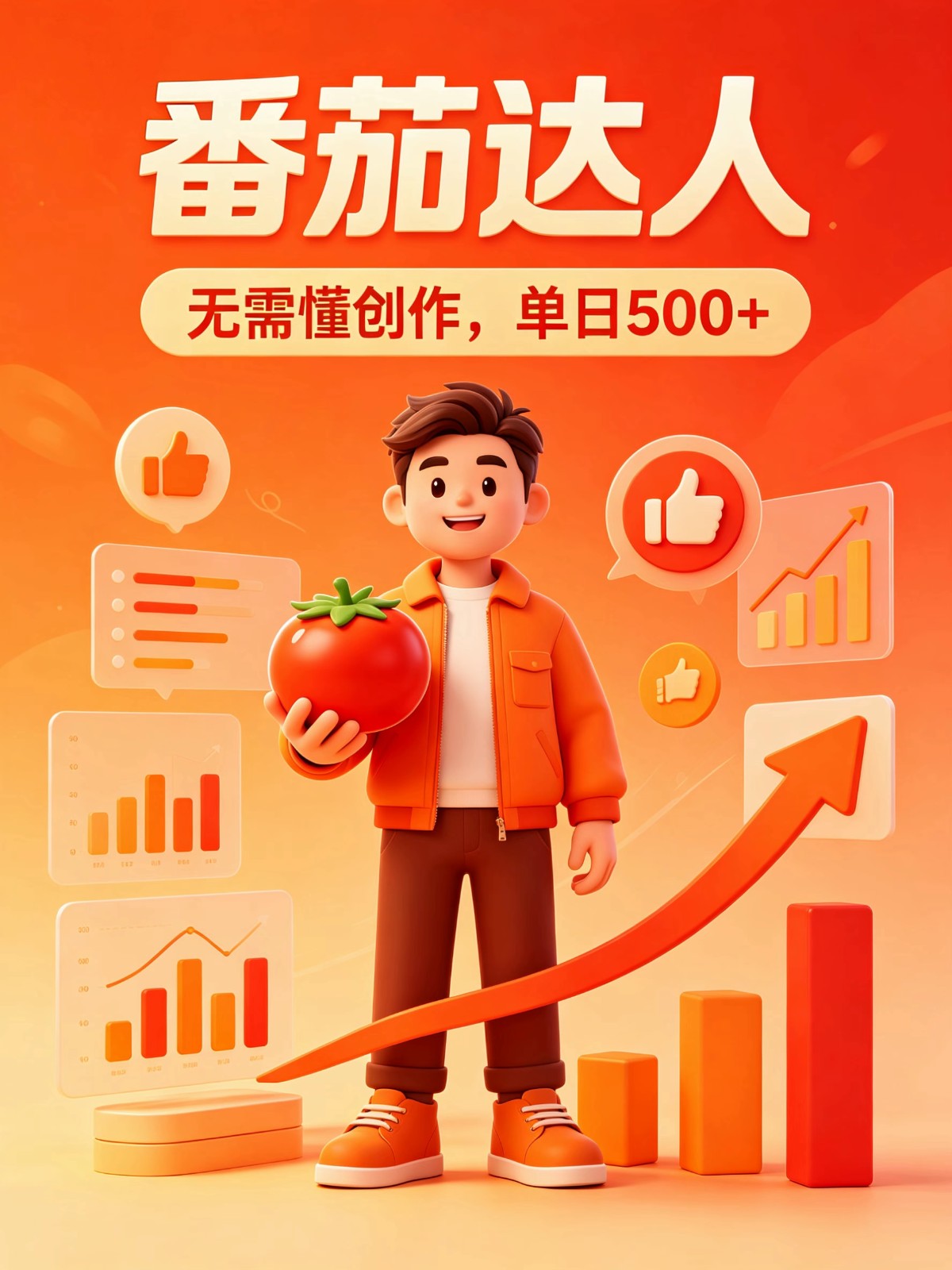 番茄小说达人全自动变现，普通人轻松日入500+-明楼资源站