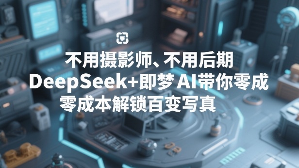 不用摄影师、不用后期，DeepSeek+即梦AI带你零成本解锁百变写真！-明楼资源站