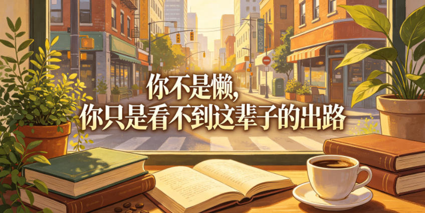 付费文章：你不是懒，你只是看不到这辈子的出路-明楼资源站