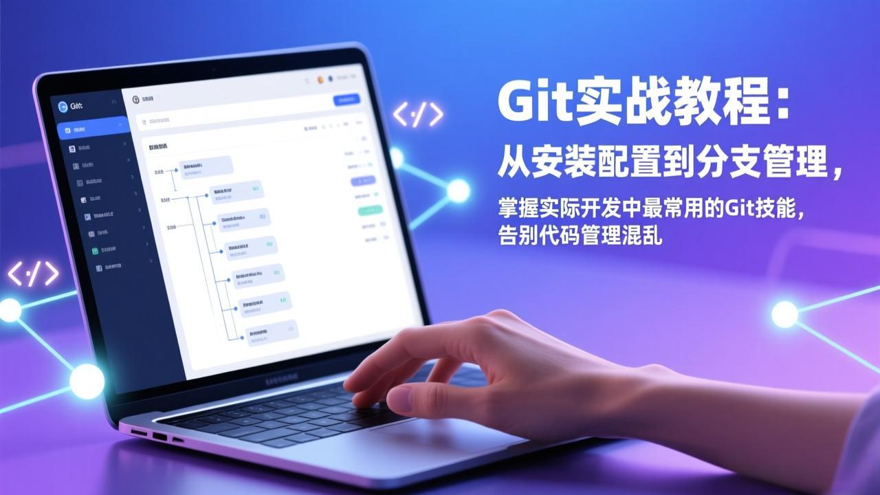 Git实战教程：从安装配置到分支管理，掌握实际开发中最常用的Git技能，告别代码管理混乱-明楼资源站
