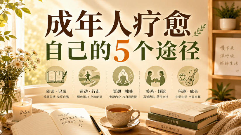 付费文章：成年人疗愈自己的5个途径-明楼资源站