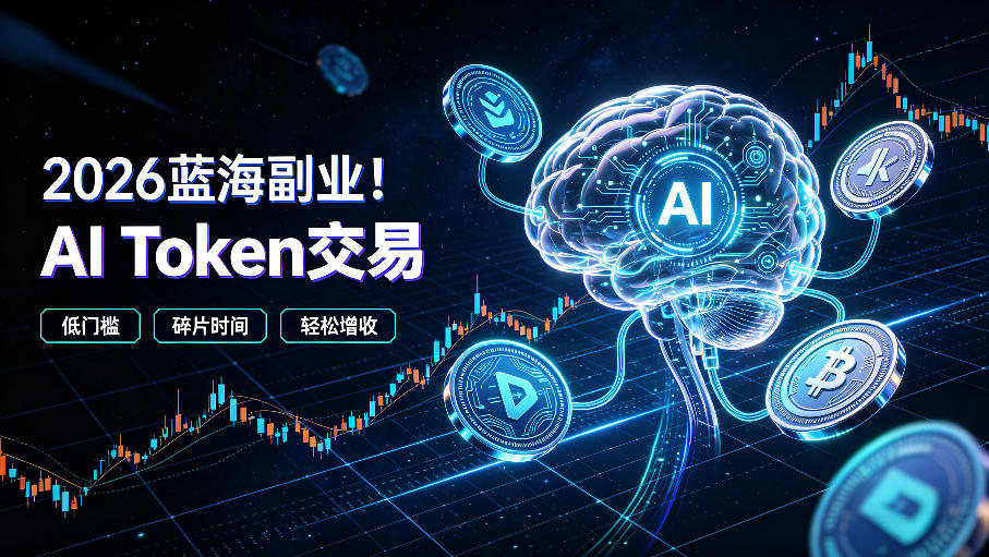2026全新风口副业｜AI智能Token交易，空闲时间轻松 賺 收益，无需全天盯盘【揭秘】-明楼资源站
