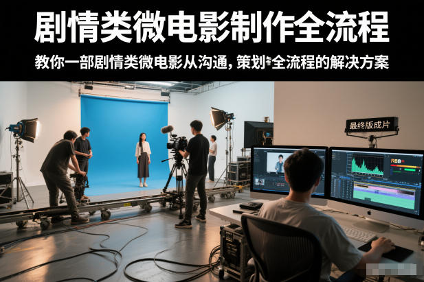 剧情类微电影制作全流程，教你一部剧情类微电影从沟通，策划到拍摄制作全流程的解决方案-明楼资源站