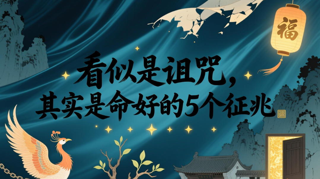 付费文章：看似是诅咒，其实是命好的5个征兆-明楼资源站