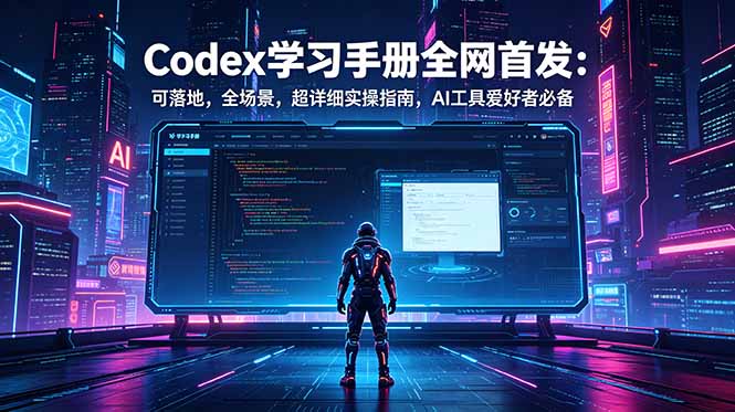 Codex学习手册全网首发：可落地，全场景，超详细实操指南，AI工具爱好者必备-明楼资源站