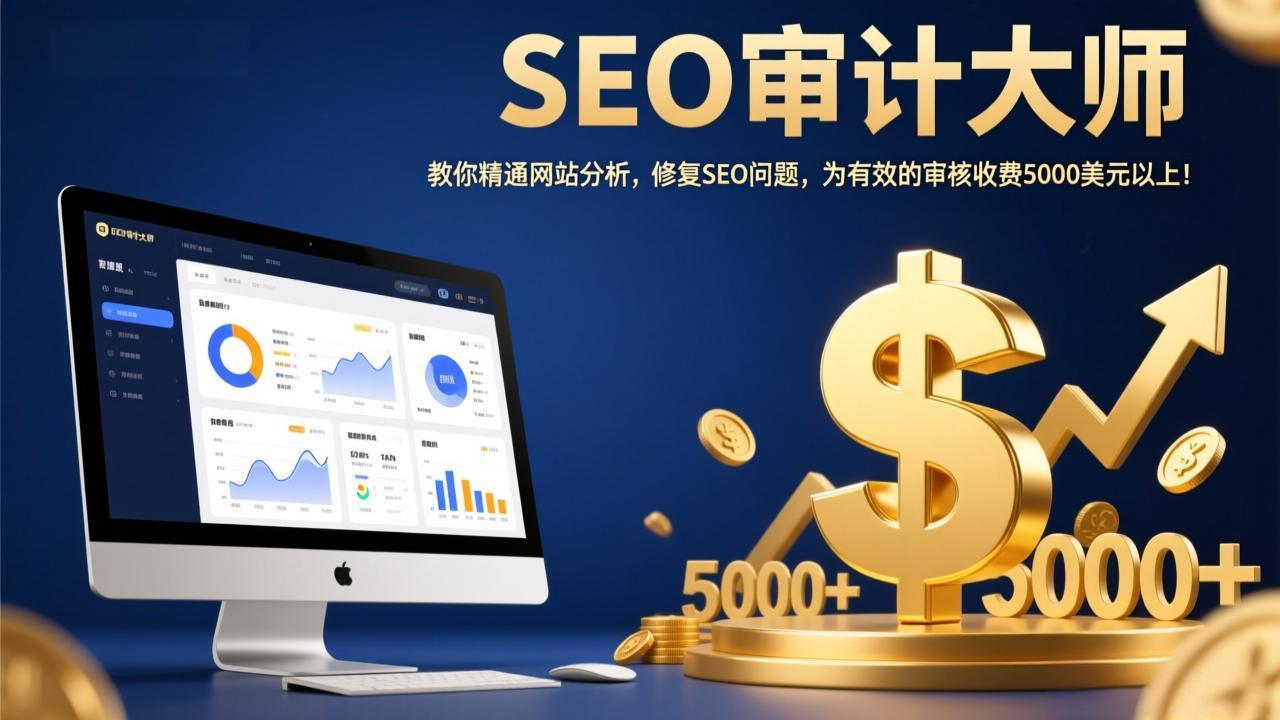 SEO审计大师：教你精通网站分析，修复SEO问题，为有效的审核收费5000美元以上！-明楼资源站