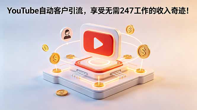 YouTube 自动客户引流，享受无需 247 工作的收入奇迹！【原创双语字幕】-明楼资源站