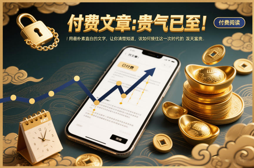 付费文章：贵气已至！用最朴素直白的文字，让你清楚知道，该如何接住这一次时代的泼天富贵-明楼资源站