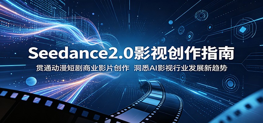 Seedance2.0影视创作指南：贯通动漫短剧商业影片创作，洞悉AI影视行业发展新趋势-明楼资源站