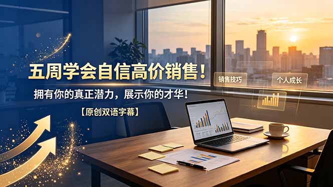 五周学会自信高价销售！拥有你的真正潜力，展示你的才华！【原创双语字幕】-明楼资源站