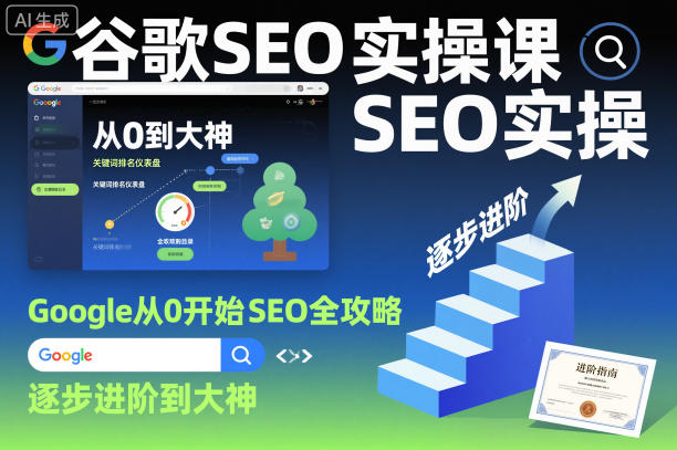 谷歌SEO实操课，Google从0开始SEO全攻略，逐步进阶到大神-明楼资源站