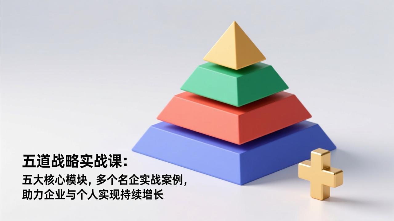 五道战略实战课：五大核心模块，多个名企实战案例，助力企业与个人实现持续增长-明楼资源站