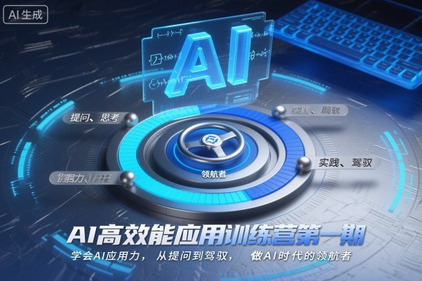 AI高效能应用训练营第一期，学会AI应用力，从提问到驾驭，做AI时代的领航者-明楼资源站