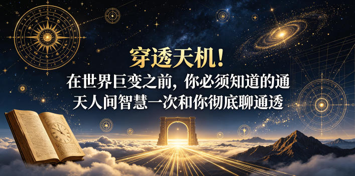 付费文章：穿透天机！在世界巨变之前，你必须知道的通天人间智慧一次和你彻底聊通透-明楼资源站