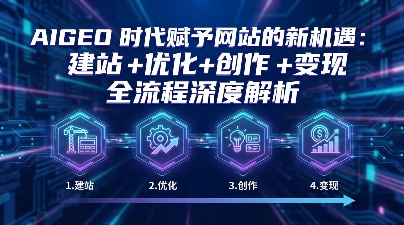 AIGEO+时代赋予网站的新机遇：建站+优化+创作+变现+全流程深度解析-明楼资源站