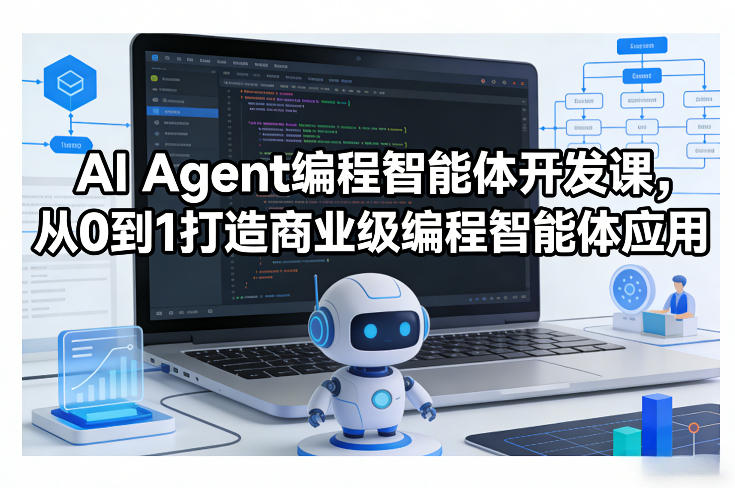 AI Agent编程智能体开发课，从0到1打造商业级编程智能体应用-明楼资源站
