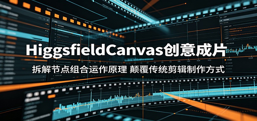 HiggsfieldCanvas创意成片：拆解节点组合运作原理，颠覆传统剪辑制作方式-明楼资源站