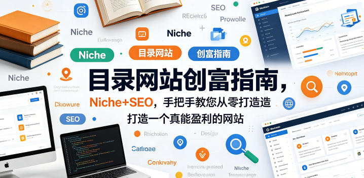 目录网站创富指南，Niche+SEO，手把手教您从零打造打造一个真能盈利的网站【原创双语字幕】-明楼资源站