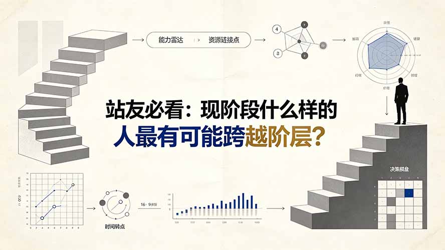 付费文章：站友必看：现阶段什么样的人最有可能跨越阶层?-明楼资源站