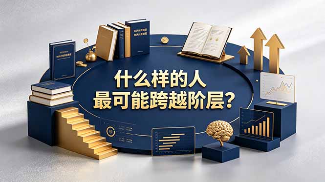 付费文章：什么样的人最可能跨越阶层？具备这五种特质，普通人也能顺利跨越阶层-明楼资源站