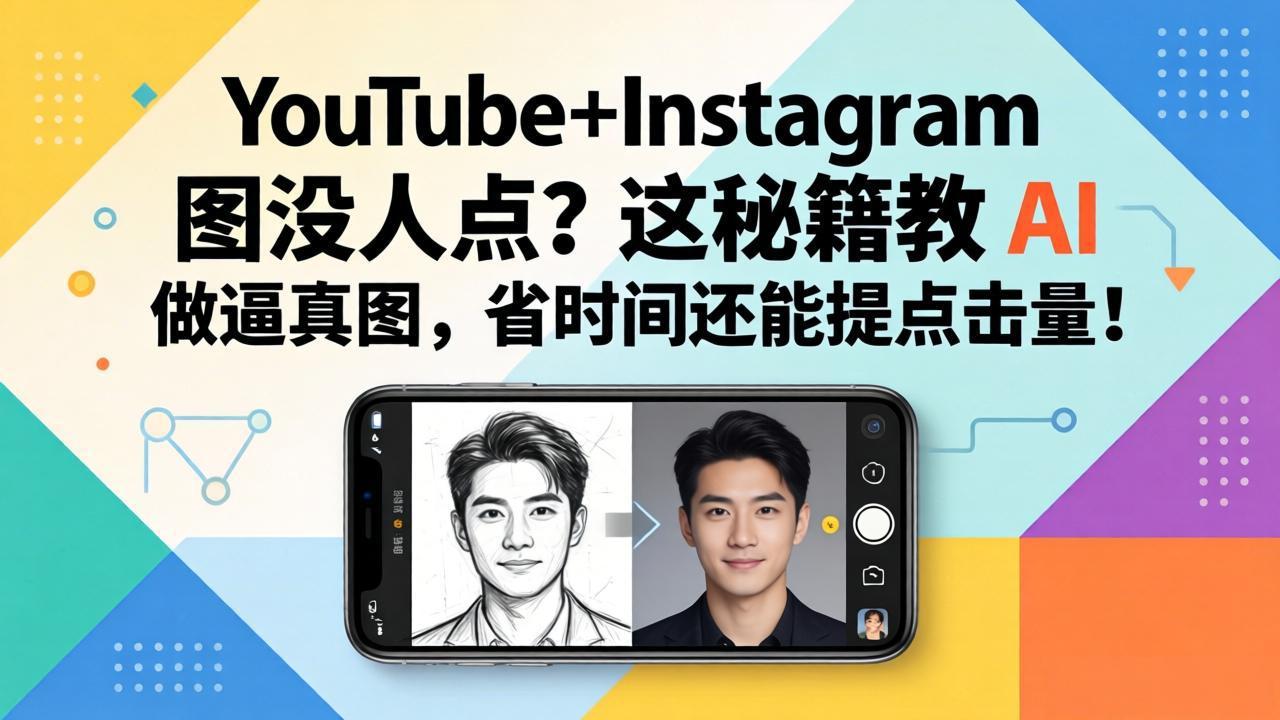 YouTube+Instagram图没人点？这秘籍教 AI 做逼真图，省时间还能提点击量-明楼资源站