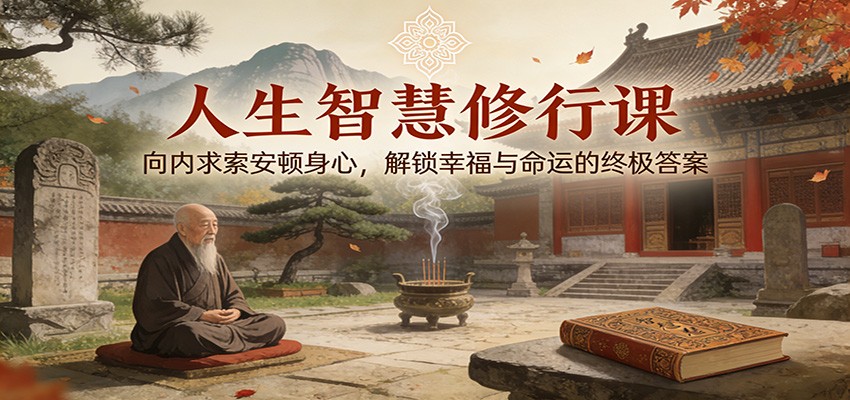 人生智慧修行课：向内求索安顿身心，解锁幸福与命运的终极答案-明楼资源站