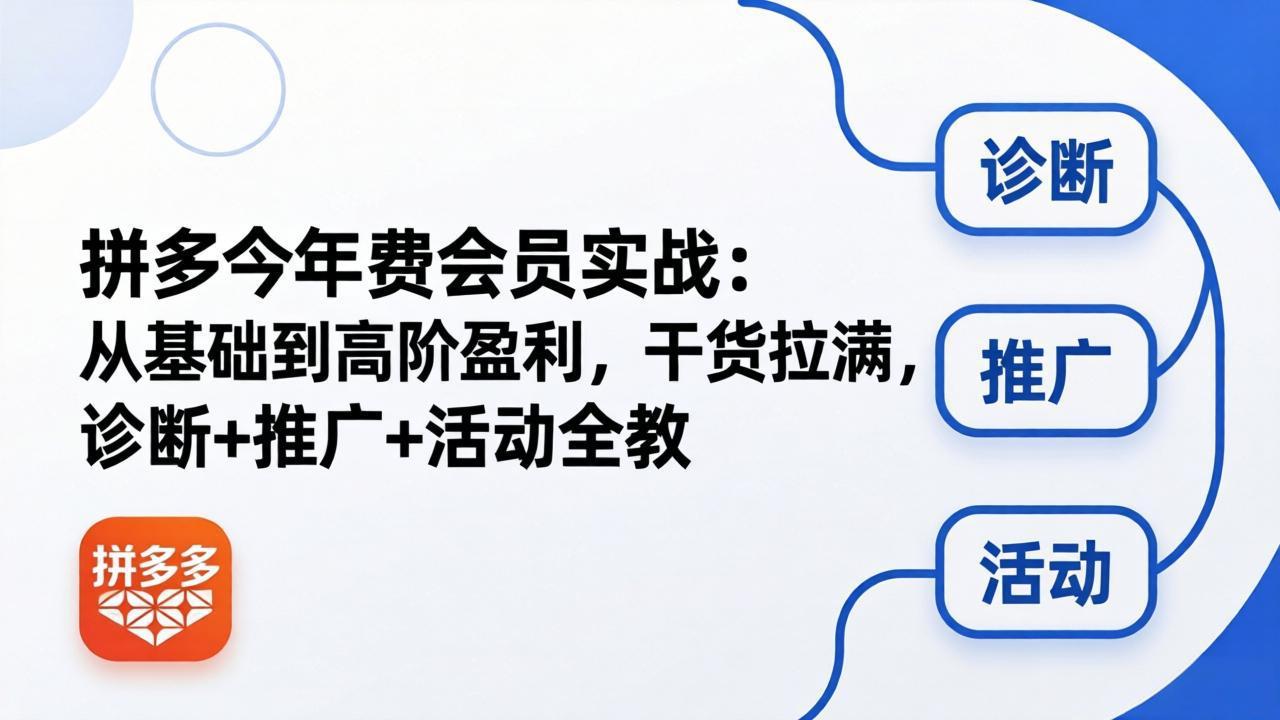 拼多多年费会员实战(更新26年4月28-明楼资源站