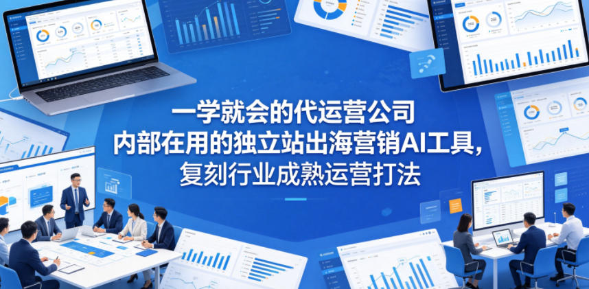 一学就会的代运营公司内部在用的独立站出海营销AI工具，复刻行业成熟运营打法-明楼资源站
