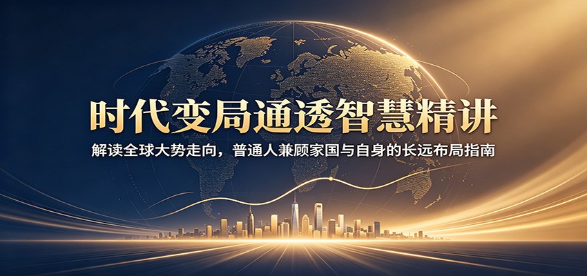 时代变局通透智慧精讲：解读全球大势走向，普通人兼顾家国与自身的长远布局指南-明楼资源站