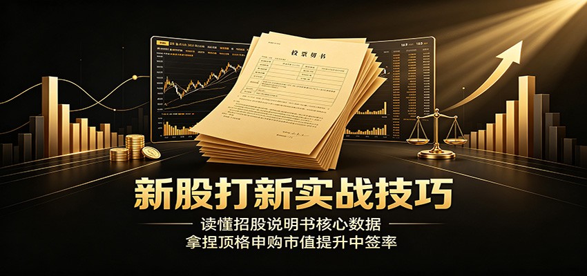 新股打新实战技巧：读懂招股说明书核心数据，拿捏顶格申购市值提升中签率-明楼资源站