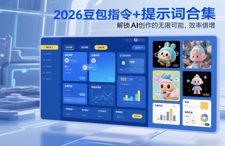 2026豆包指令+提示词合集，解锁AI创作的无限可能，效率倍增-明楼资源站