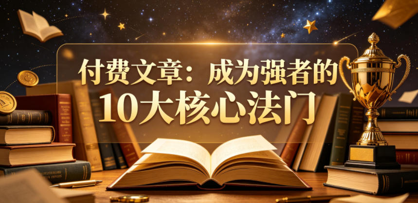 付费文章：成为强者的10大核心法门-明楼资源站