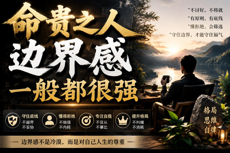 付费文章：命贵之人，边界感一般都很强-明楼资源站