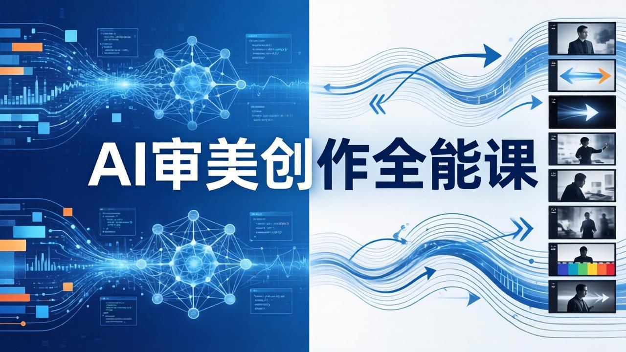 AI审美创作全能课-更新0706：MJ+Seedance+模型训练+影视分镜+编剧，一站式掌握AI艺术创作-明楼资源站