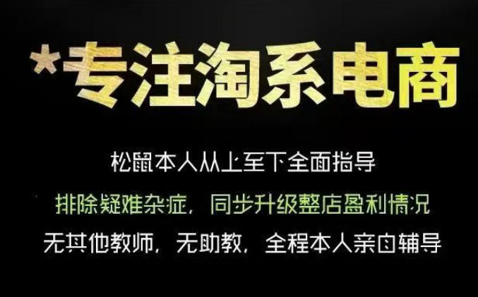 松鼠会电商VIP课程，从基础布局到高阶优化，助你掌握淘宝运营逻辑，提升店铺流量与转化(更新0703)-明楼资源站