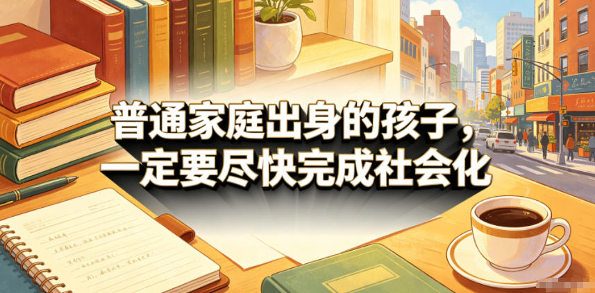 付费文章：普通家庭出身的孩子，一定要尽快完成社会化-明楼资源站