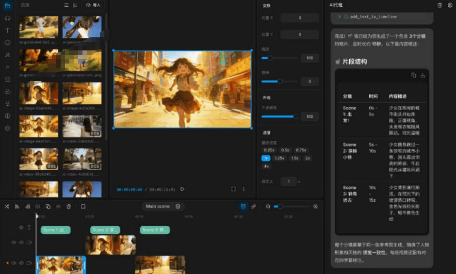 开源“剪映CapCut”替代品，居然支持一键生成视频字幕？还可在线AI剪辑视频，这也太爽了吧Cutia-明楼资源站