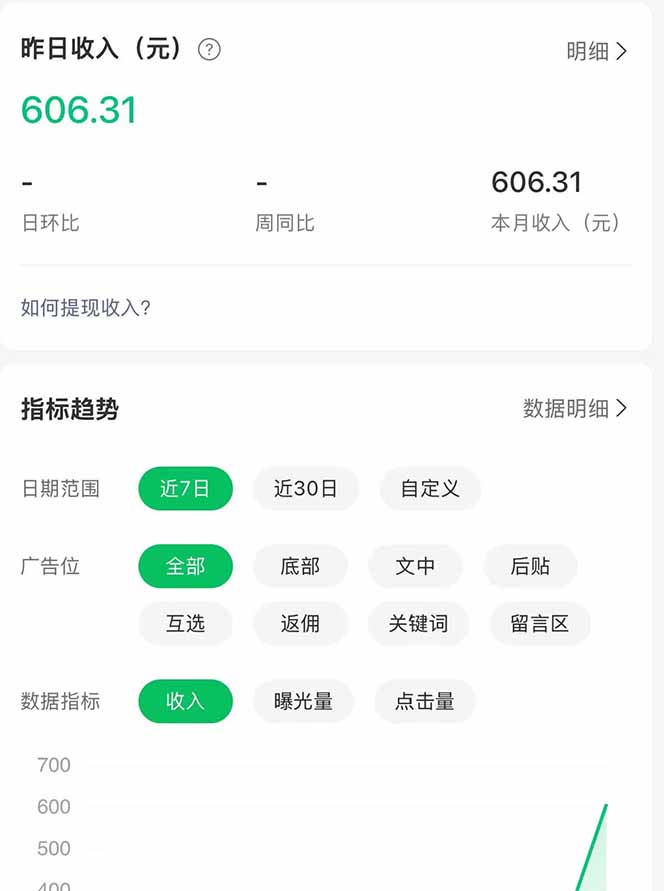 公众号流量主野路子玩法 单条广告10-20元 日入500+-明楼资源站