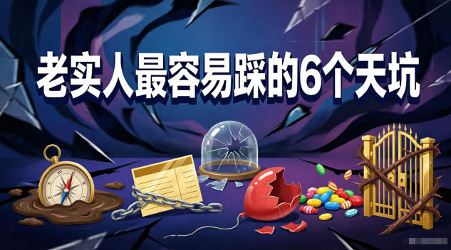 付费文章：老实人最容易踩的6个天坑-明楼资源站