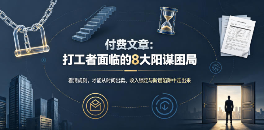 付费文章：打工者面临的8大阳谋困局-明楼资源站