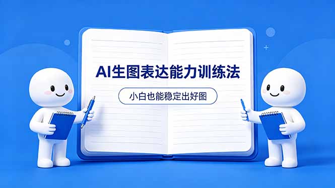 AI生图不是做漂亮图，而是表达能力。这套方法让小白也能稳定出好图-明楼资源站