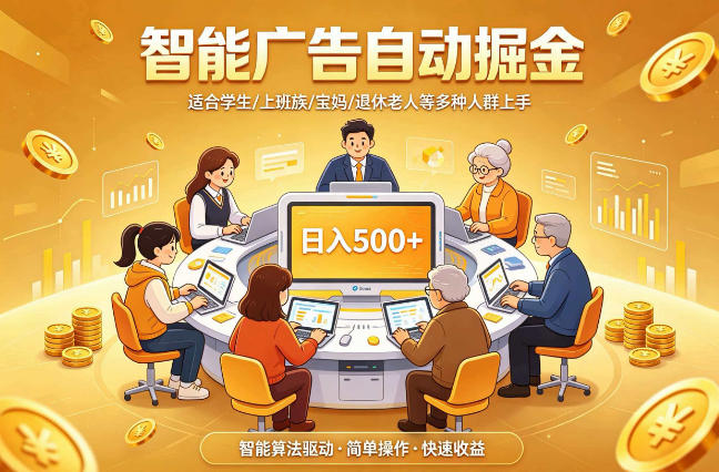 2026年最好做的项目：自动掘金项目，小白轻易上手，单日轻松收入500+【揭秘】-明楼资源站