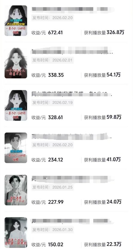 抖音某博主的AI情感故事第一人称解说视频教学，条条爆款，撸创作伙伴计划收益-明楼资源站